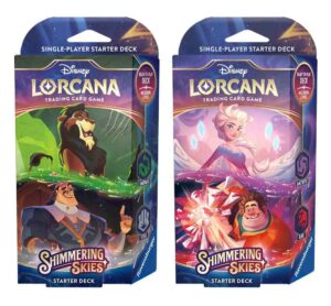 Disney Lorcana korttipeli Shimmering Skies on strategiakorttipeli Ravensburger