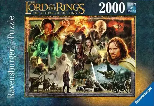Return of the King palapeli 2000 palaa on Lord of the Rings -palapelitrilogian osa Ravensburger