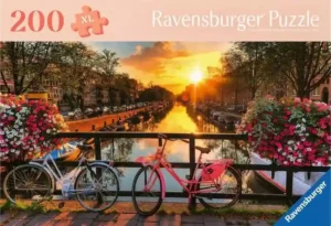 Sunset in Amsterdam palapeli 200 palaa Xl palat isopalainen palapeli