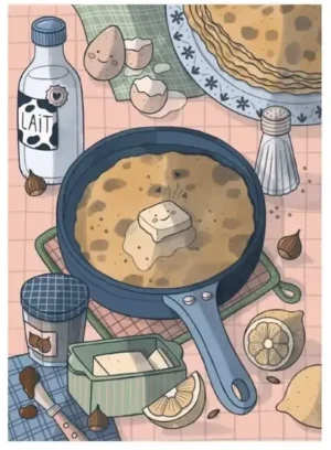 Trevell Crepes palapeli 99 palaa on ruoka-aiheinen minipalapeli.