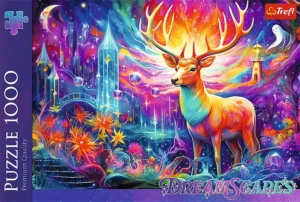 Mystical Deer palapeli 1000 palaa on Treflin peurapalapeli Premium Plus -laadulla, Dream Scapes -sarjaa. 1000 palan palapeli