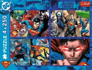 The Courage of Superman palapelit 4x250 palaa vie Teräsmiehen maailmaan supersankari palapeli