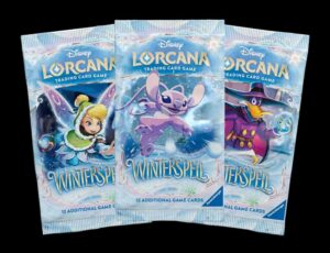 Disney Lorcana Winterspell Booster Pack – lumista taikaa ja uusia glimmereitä