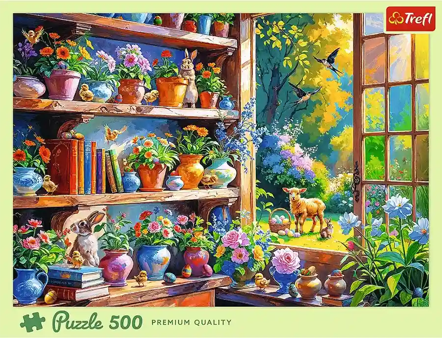 Spring morning in the Orangery palapeli 500 palaa on Trefl'n keväinen puutarhavaja-palapeli.