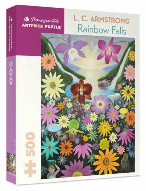 L. C. Armstrong: Rainbow Falls palapeli 500 palaa on Pomegranaten taidepalapeli.