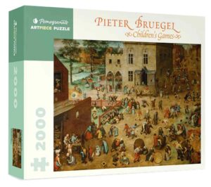 Pieter Bruegel: Children’s Games palapeli 2000 palaa on Pomegranaten taidepalapeli.