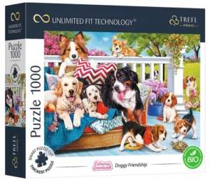 Doggy Friendship palapeli 1000 palaa on Trefl Primen koira-aiheinen palapeli.