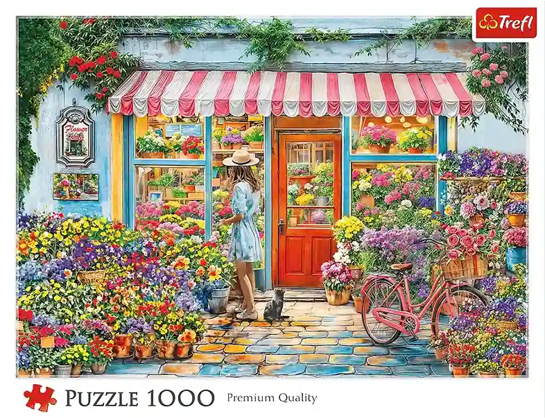 Trefl Flower Shop palapeli 1000 palaa