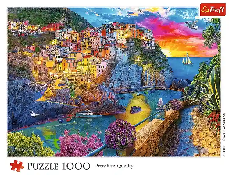 Evening Walk through Cinque Terre palapeli 1000 palaa Italia palapeli