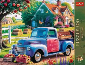 Nostalgic Farm Truck palapeli kuuluu Treflin Premium Plus Quality ‑sarjaan ja Tea Time ‑kokoelmaan 500 palaa
