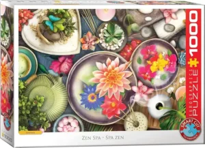 Zen Spa on 1000 palan palapeli, joka tarjoaa levollisen ja meditatiivisen kokoamiskokemuksen