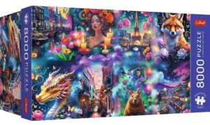 Colorful World palapeli 8000 palaa kuuluu Treflin Premium Plus Quality ‑sarjaan isot palapelit