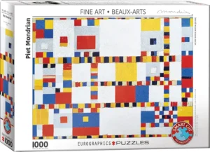 Victory Boogie Woogie (Detail) on 1000 palan taidepalapeli Piet Mondrian