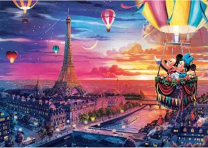 Mickey & Minnie in Paris palapeli 1000 palaa Disney
