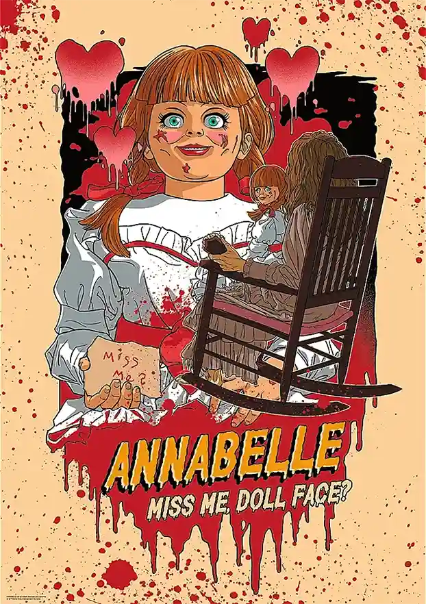 Trefl Hall of Horror: Annabelle on 1000 palan palapeli, joka kuuluu Treflin synkkään ja yksityiskohtaiseen Hall of Horror ‑sarjaan